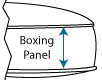 boxing panel rise height